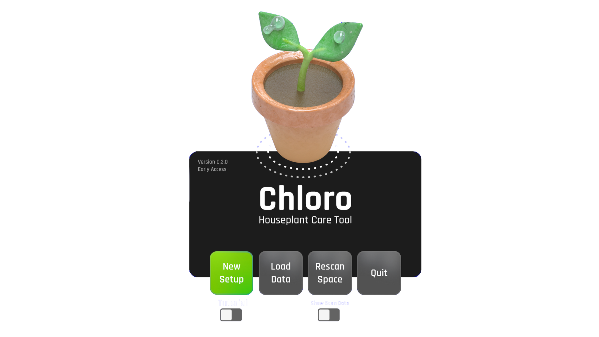 Chloro scan data toggle
